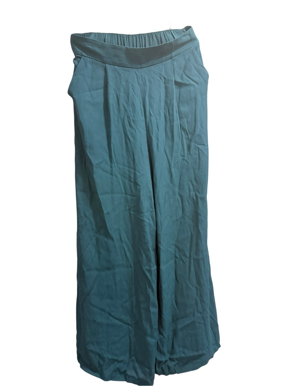 Free People Teal Wide leg pants w pockets!